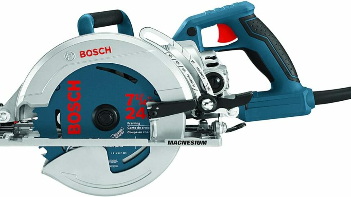 Bosch 7 1 4 Inch Worm Drive Circular Saw CSW41 Blue DustRam